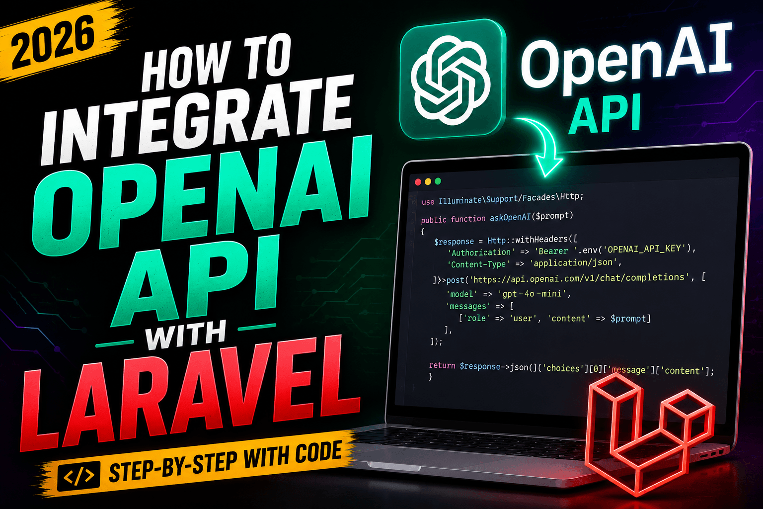 How to Integrate OpenAI API with Laravel — Complete Guide 2026
